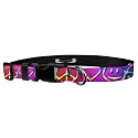 Adjustable Collar 1" XL, Peace Love Happy