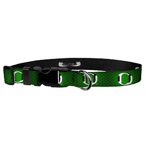 adjustable collar 3434 m university of oregon - green carbon fiber chromeo