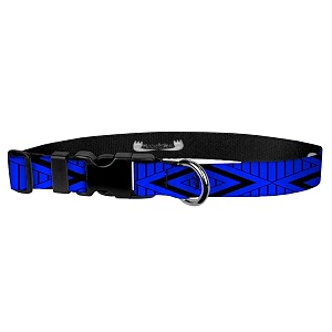 adjustable collar 3434 m tiki blue