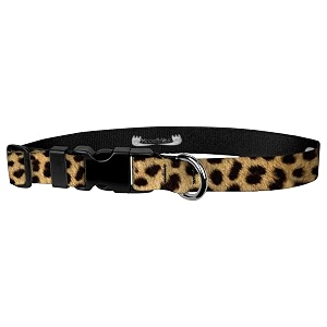 adjustable collar 3434 m leopard