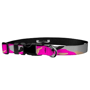 adjustable collar 3434 m pink camo