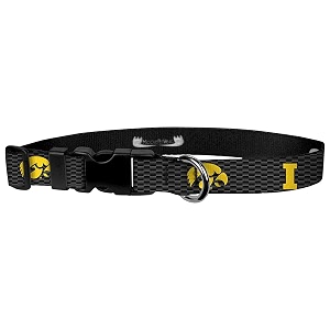 adjustable collar 3434 m university of iowa - hawk on carbon fiber