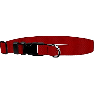 adjustable collar 3434 s dark red