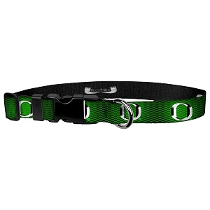 adjustable collar 3434 s university of oregon - green carbon fiber chromeo
