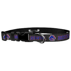 adjustable collar 3434 s boise state university - carbon fiber broncos