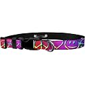 Adjustable Collar 3/4" S, Peace Love Happy