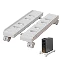 Adjustable Computer Tower Stand, Ventilated Mobile CPU Holder