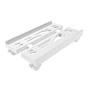 Adjustable Computer Tower Stand, Ventilated Mobile CPU Holder