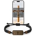 Adjustable Daily Bible Verse Bracelet - Easter Basket Stuffers, Scripture Bracelet with Tap-to-Read Feature, Christian Spiritual Accessory for Women, men