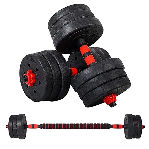 Adjustable Dumbbell Sets Barbell 2 in 1