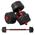 Adjustable Dumbbell Sets Barbell 2 in 1