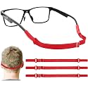 Enenfly Adjustable Glasses Straps - 3 Pack No Tail Eyewear Retainer for Men, Women, Kids – Fits Eyeglasses &amp; Sunglasses