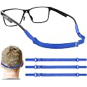 Enenfly Adjustable Glasses Straps - 3 Pack No Tail Eyewear Retainer for Men, Women, Kids – Fits Eyeglasses & Sunglasses