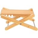 Bamboo Guitar Foot Stool Four Heights Adjustable Practice Support
