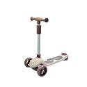 Adjustable Height Foldable Kick Scooter - 60.5cm Deck, Smooth-Rolling Wheels for Urban &amp; Leisure Use