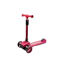 Adjustable Height Foldable Kick Scooter - 60.5cm Deck, Smooth-Rolling Wheels for Urban &amp; Leisure Use