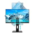 Adjustable Height VESA Monitor Stand, Spring Lift, 5.07-5.95 lb