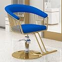 Adjustable Hydraulic Salon Chair with Foot Rest for Professional Hairdressing, Beauty Styling, and Spa - Ergonomic Design for Comfort and Durability