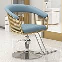 Adjustable Hydraulic Salon Chair with Foot Rest for Professional Hairdressing, Beauty Styling, Barber Shop Use - Ergonomic Design, Durable Upholstery, Modern Look