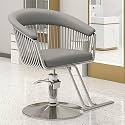 Adjustable Hydraulic Salon Chair with Footrest - Professional Hairdressing &amp; Beauty Styling Chair for Salons and Home Use, Ergonomic Design &amp; Durable Upholstery