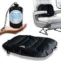 Adjustable Inflatable Lumbar Support Pillow for Airplane, Car & Office