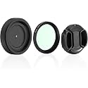 Adjustable Iris Aperture Diaphragm M30 to M37 Iris Aperture Diaphragm Adapter Optical Diaphragm 1.5-26mm Lens Module Adapter Ring PVS-14 PSV14 Optics (Filter Protector Cover Set 1)