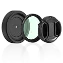 Adjustable Iris Aperture Diaphragm M30 to M37 Iris Aperture Diaphragm Adapter Optical Diaphragm 1.5-26mm Lens Module Adapter Ring PVS-14 PSV14 Optics (Filter Protector Cover Set)