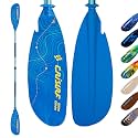 Adjustable Kayak Paddle, Detachable Lightweight Floating Oar with Ergonomic Grip and Drip Guards, Versatile Multi-Section Design for Kayaking and Paddle Boarding