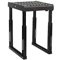 Svartur Adjustable Locker Shelf Organizer – Back to School Essentials Locker Organizer for Girls &amp; Boys – Expandable Height &amp; Width, Stackable, Durable– Fits Most Standard Lockers, Black