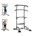 Adjustable Pull Up Bar for Home with Backrest, 6-Level Height Adjustment (69-94.5 inches), 352lb Capacity Carbon Steel Frame for Stability, Train Back, Abs & Chest
