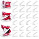 Adjustable Shoe Slots Organizer,36PACK Transparent Shoe Stackers Shoe Rack Holder Shoe Space Savers Double Layer Stack Shoe Racks for Closet Organization(Transparent)
