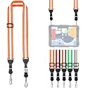 FIEIL Adjustable Shoulder Strap, Comfortable for Camera Neck Lanyard iPad Strap iPad Strap for iPad, Camera, Binocular, Crossbody, Tablet, Laptop, Binocular, Luggage Bag(Orange &amp; White A93)