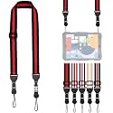 FIEIL Adjustable Shoulder Strap, Comfortable for Camera Neck Lanyard iPad Strap iPad Strap for iPad, Camera, Binocular, Crossbody, Tablet, Laptop, Binocular, Luggage Bag(Black, Red &amp; Black A16)