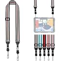 FIEIL Adjustable Shoulder Strap, Comfortable for Camera Neck Lanyard iPad Strap iPad Strap for iPad, Camera, Binocular, Crossbody, Tablet, Laptop, Binocular, Luggage Bag(Red, Green White Black A16+2)