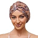 Bohemia Adjustable Silk Bonnet Satin Curly Hair Wrap for Sleeping Women
