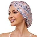 Bohemia Adjustable Silk Bonnet Satin Curly Hair Wrap for Sleeping Women