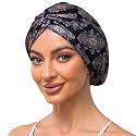 Bohemia Adjustable Silk Bonnet Satin Curly Hair Wrap for Sleeping Women