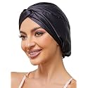 Adjustable Silk Bonnet Satin Curly Hair Wrap for Sleeping Women Anti-Frizz