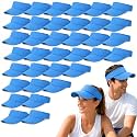 Adjustable Sport Sun Visor Hats Bulk Solid Color Blank Golf Cap Anti Ultraviolet for Beach Tennis Baseball