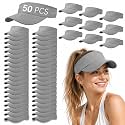 Adjustable Sport Sun Visor Hats Bulk Solid Color Blank Golf Cap Anti Ultraviolet for Beach Tennis Baseball