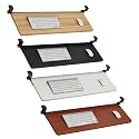 Adjustable Under-Desk Keyboard Tray Clamp for Home Office Ergonomic Sliding Keyboard Shelf Boost Work Efficiency Space-Saving Design Ideal for Comfortable Typing