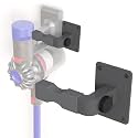 Adjustable Vacuum Wall Mount for Shark Vacuum Shark Cordless Vacuum Wall Mount Compatible for V7 V8 V10 V11 V12 V15 Shark IX141 IZ562H IZ682H IZ361H IZ462H IZ163H IZ363HT IZ483H (Grey)