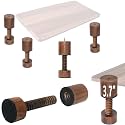 Adjustable Walnut Cutting Board Feet, Non-slip Leg to Elevate Butcher Block
