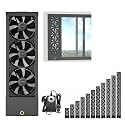Adjustable Window Exhaust Fan Drilling-Free Installation 29.5-31.5 Inch