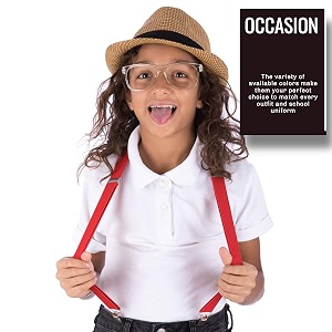 adjustable y-back suspenders for men women amp kids adjustable length  fashion suspenders for weddings parties school formal amp casual wear 