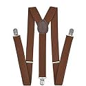 Adjustable Y-Back Suspenders for Men, Women &amp; Kids |Adjustable Length | Fashion Suspenders for Weddings, Parties, School, Formal &amp; Casual Wear |