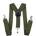 Adjustable Y-Back Suspenders for Men, Women &amp; Kids |Adjustable Length | Fashion Suspenders for Weddings, Parties, School, Formal &amp; Casual Wear |