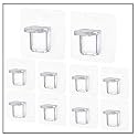 Easy-Install No-Drill Shelf Support Bracket - Strong Adhesive, Anti-Slip Plastic Partition for Home Storage &amp; Organization, Rack, Punch-Free(Pack of 10)