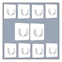 Nail-Free Bracket Wall Mounted Shower Rod Holder|Self-Adhesive Tension Curtain Rod Holder|U Shape No Drilling Closet Bracket for Bathroom and Kitchen(Pack of 10)