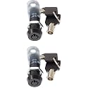 1-1/8" Tubular Cam Lock (90° Black, 2-Pack) RV Toolbox Cabinet Replacement